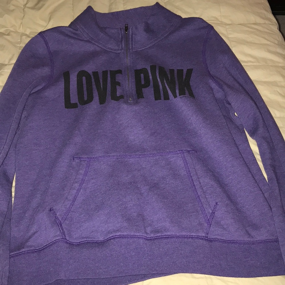Victoria’s Secret half zip sweat shirt